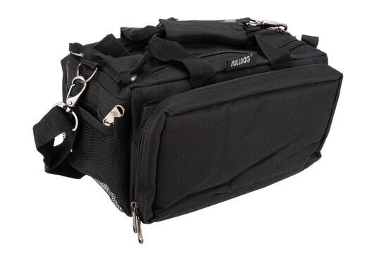 Bulldog Cases Deluxe Range Bag in Black features water-resistant Nylon construction